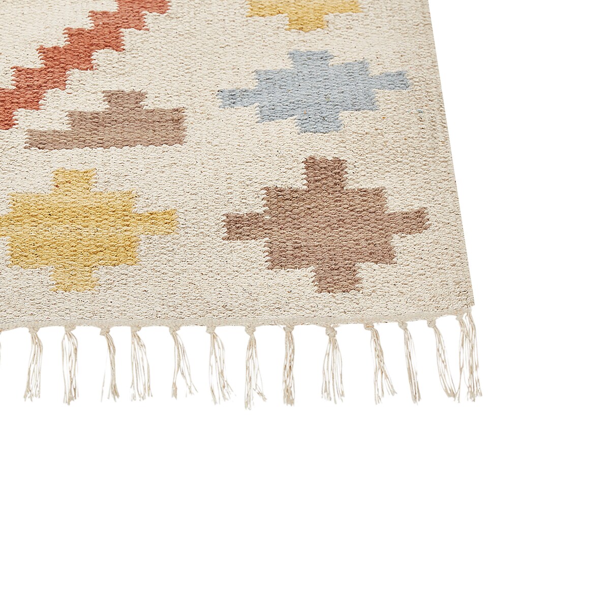 Dywan ATAN Kolorowy 80 x 300 cm Bawełna Kilim