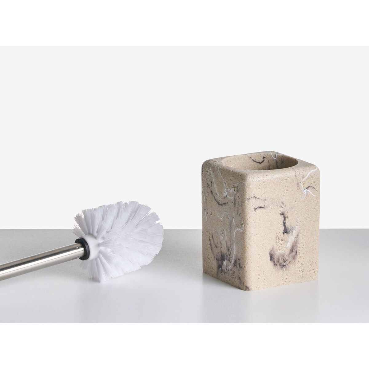 Zestaw akcesoriów łazienkowych 5 elementów VILCANOTA Beżowy marmur