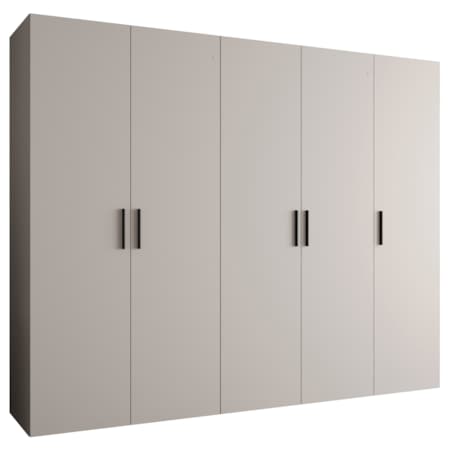 Szafa uchylna otwierana BARI 1 250 wys. 202 cm Kaszmir + u. Czarny