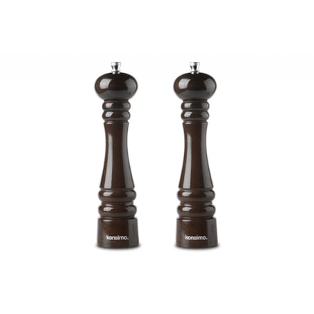 Konsimo MILOS Zestaw młynków 24 cm, 2 szt. wenge, wenge