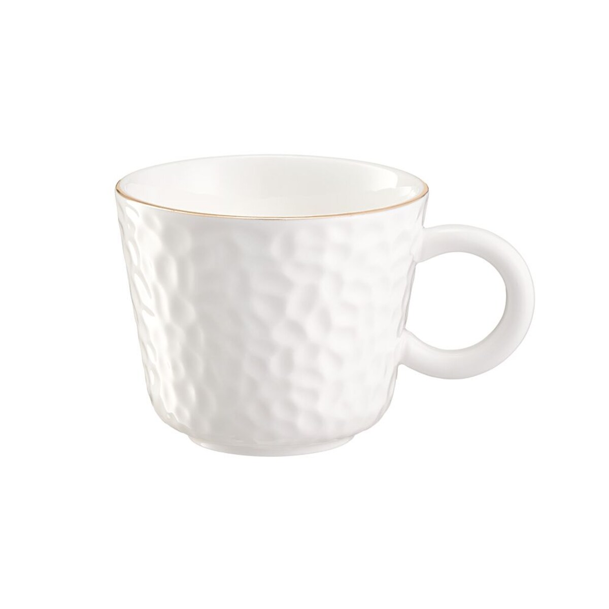 VILLA ITALIA Filiżanka do herbaty porcelanowa 200 ml ze spodkiem PAULA