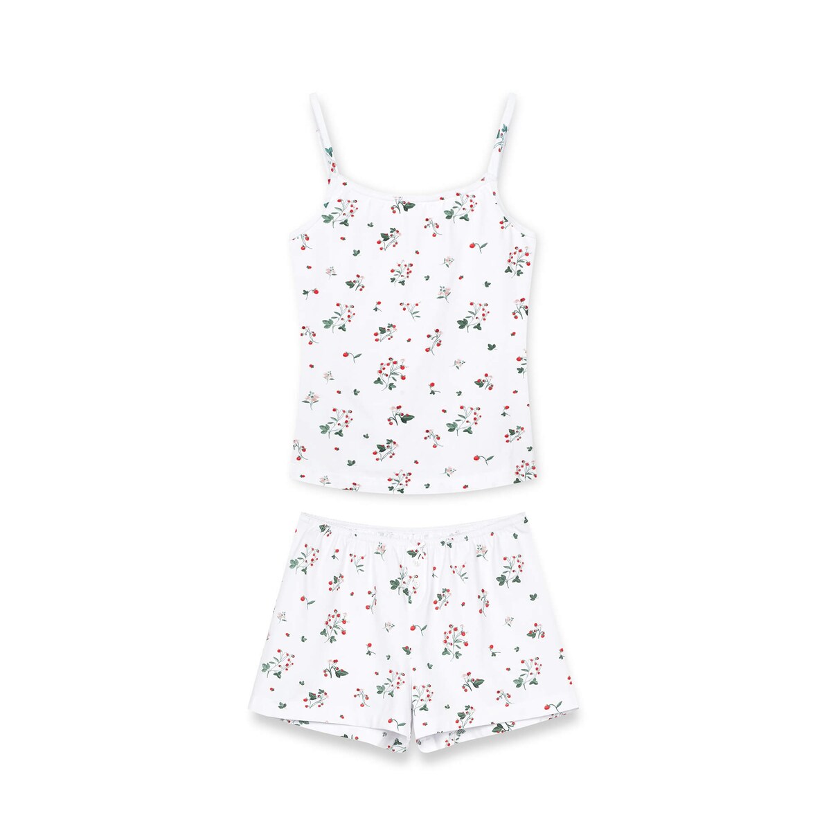 Piżama na ramiączkach Poziomki XS