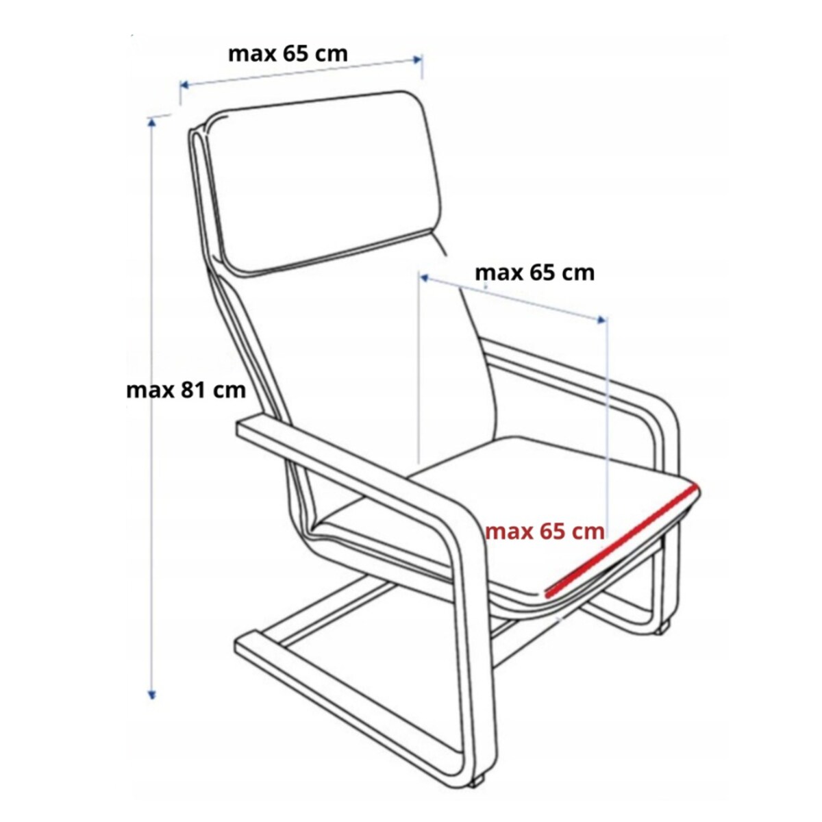 POKROWIEC NA FOTEL FINKA SZARY ŻAKARD ELASTYCZNY [32-Z1-SZ]
