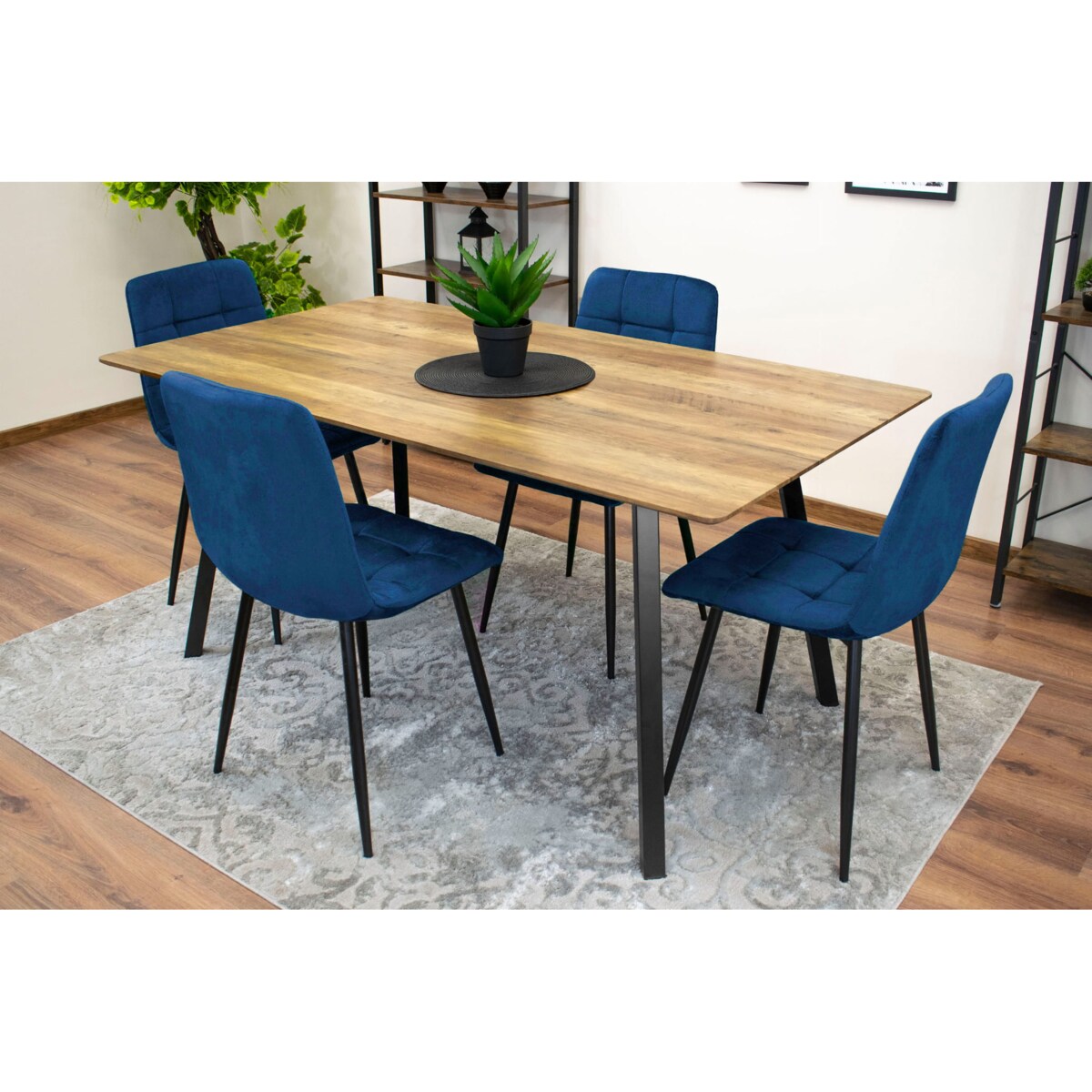 Krzesło Do Jadalni Kuchni Salonu Kara - Granat Aksamit