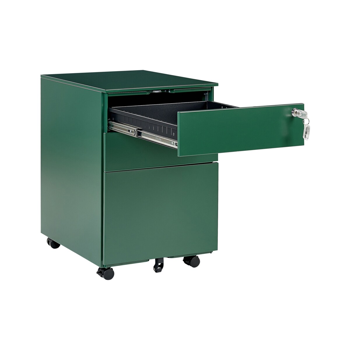 Szafka biurowa metalowa zielona CAMI