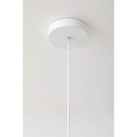 Lampa wisząca z tkaniny Lumira Ø55 cm, beżowa