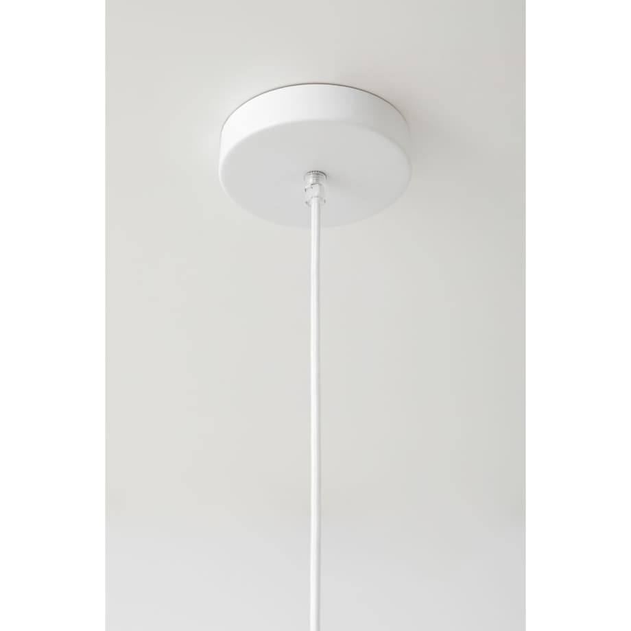 Lampa wisząca z tkaniny Lumira Ø55 cm, beżowa