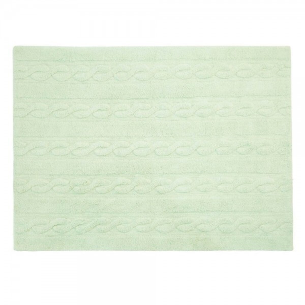 Dywan Bawełniany Trenzas Soft Mint 80x120 cm Lorena Canals