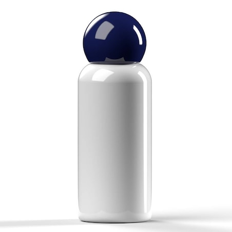 Butelka na wodę biało-granatowa Skittle Lite, 500 ml, Lund London