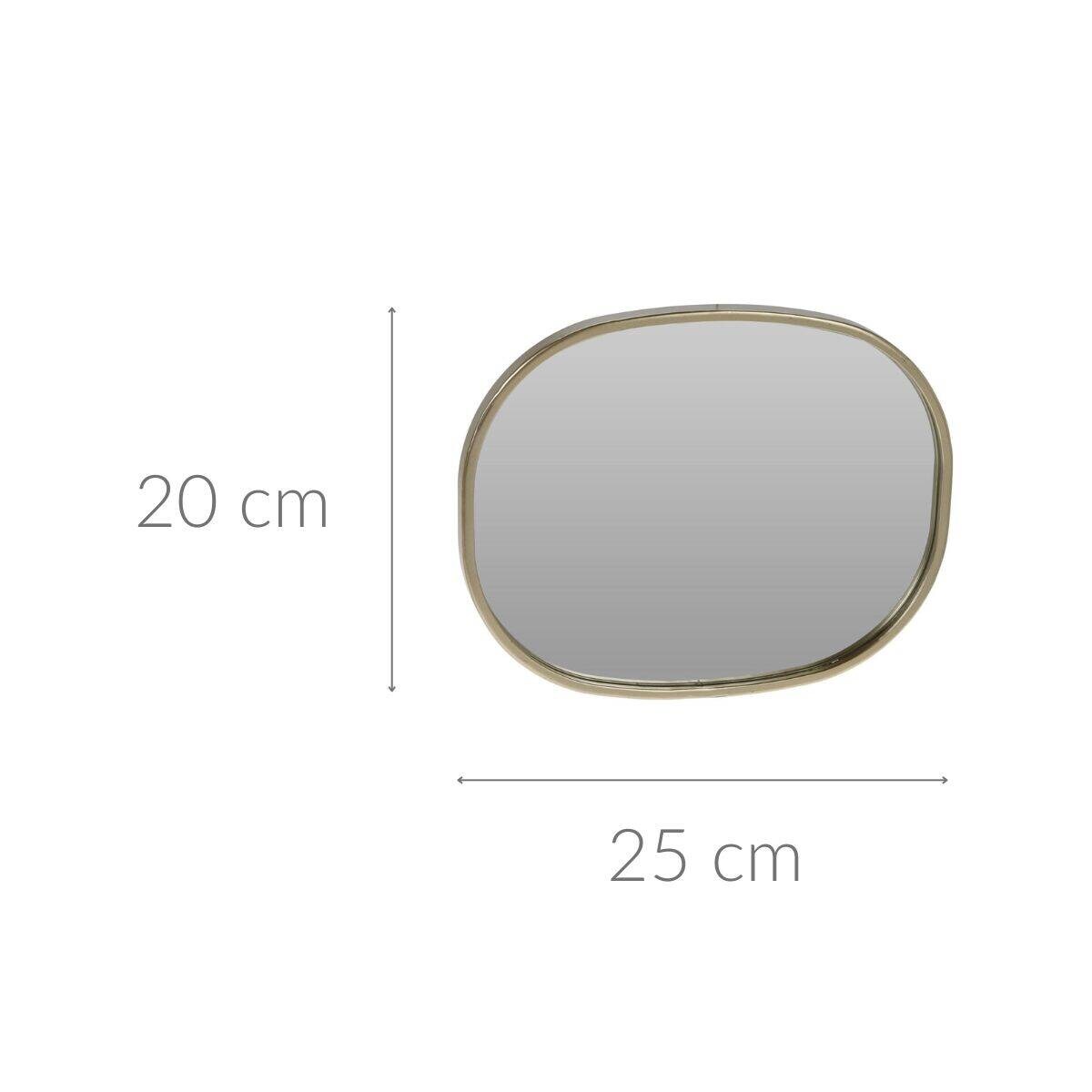 Lustro dekoracyjne CHAMPAGNE, 20 x 25 cm