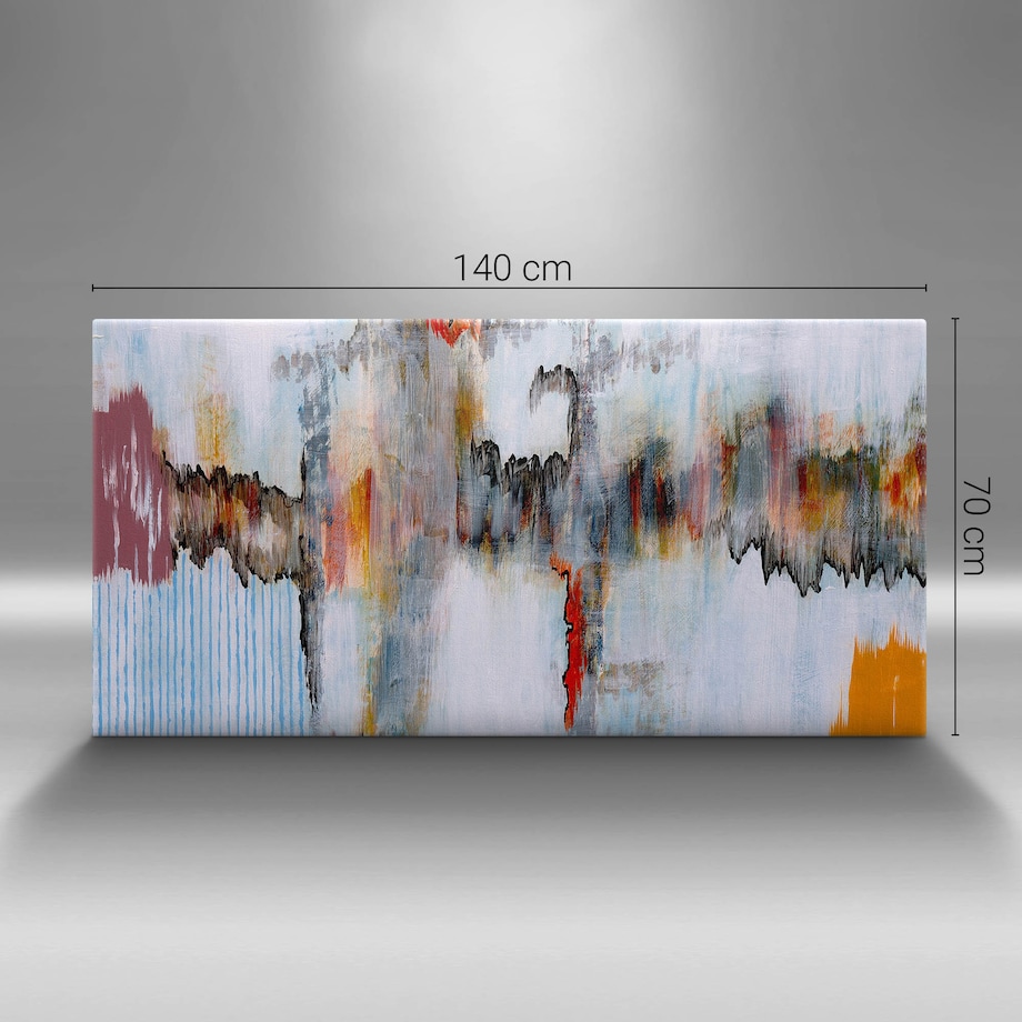 Obraz na płótnie Abstrakcyjne malarstwo, 140x70 cm