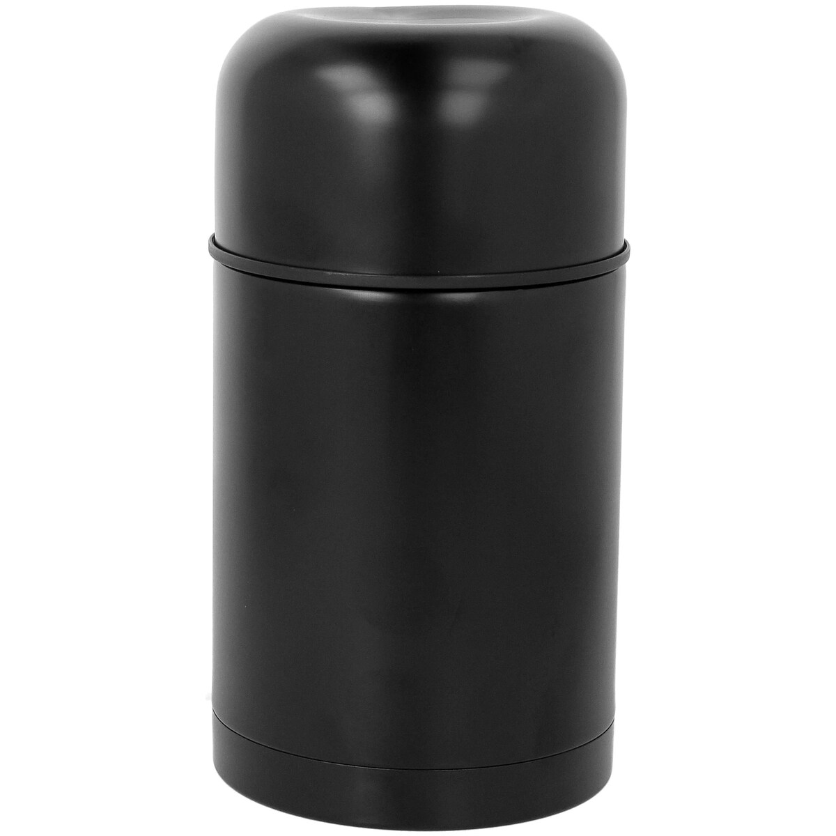 Termos obiadowy na obiad zupę żywność 600ml z pokrowcem czarny BRUNBESTE BB-1062