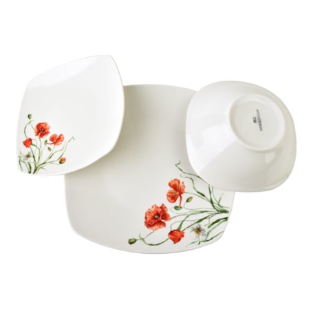 Komplet obiadowy LEA POPPY