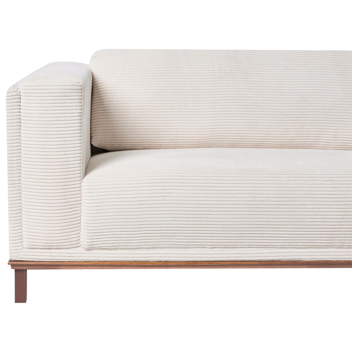 Narożnik dla 4 osób VENG Sztruks Jasnobeżowy