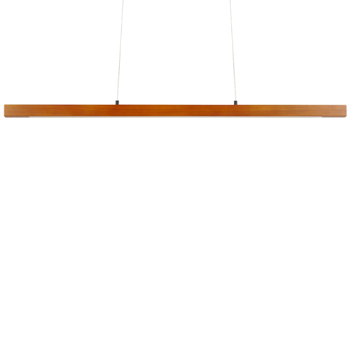 Lampa wisząca LED STEWARTS Ze ściemniaczem Drewno dębowe Ciemnobrązowy