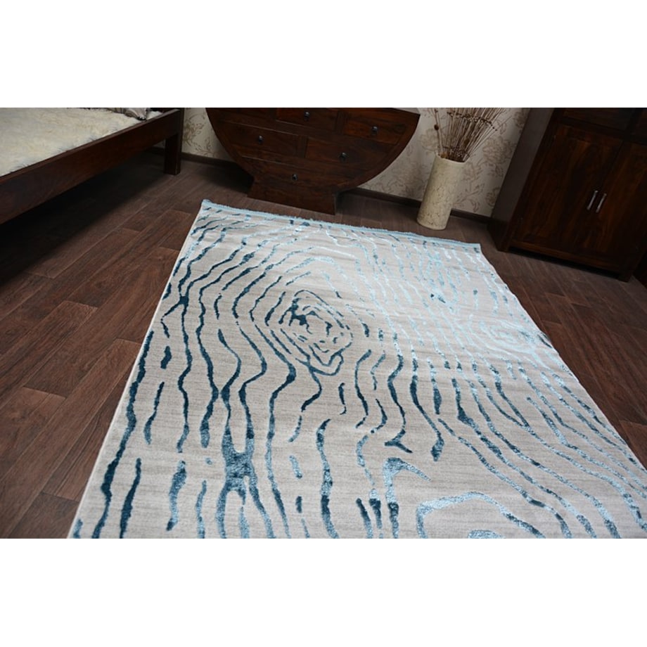 Dywan AKRYL MANYAS 195AA Szary/Niebieski 160x230 cm