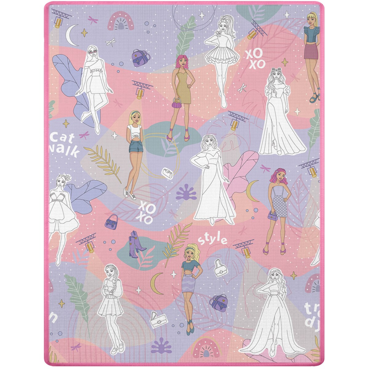 Mata edukacyjna piankowa dywan do malowania 92x120 cm zmywalna Ricokids