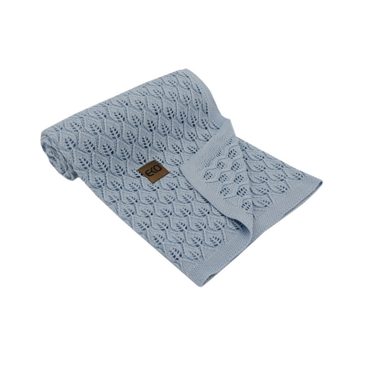 Kocyk bambusowy dla dziecka NIEBIESKI