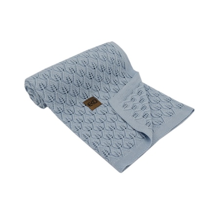 Kocyk bambusowy dla dziecka NIEBIESKI