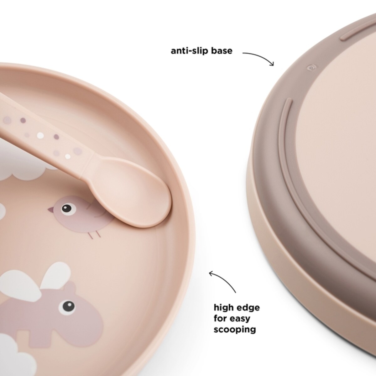 Done by Deer Talerzyk dla Dziecka Foodie Clouds Powder