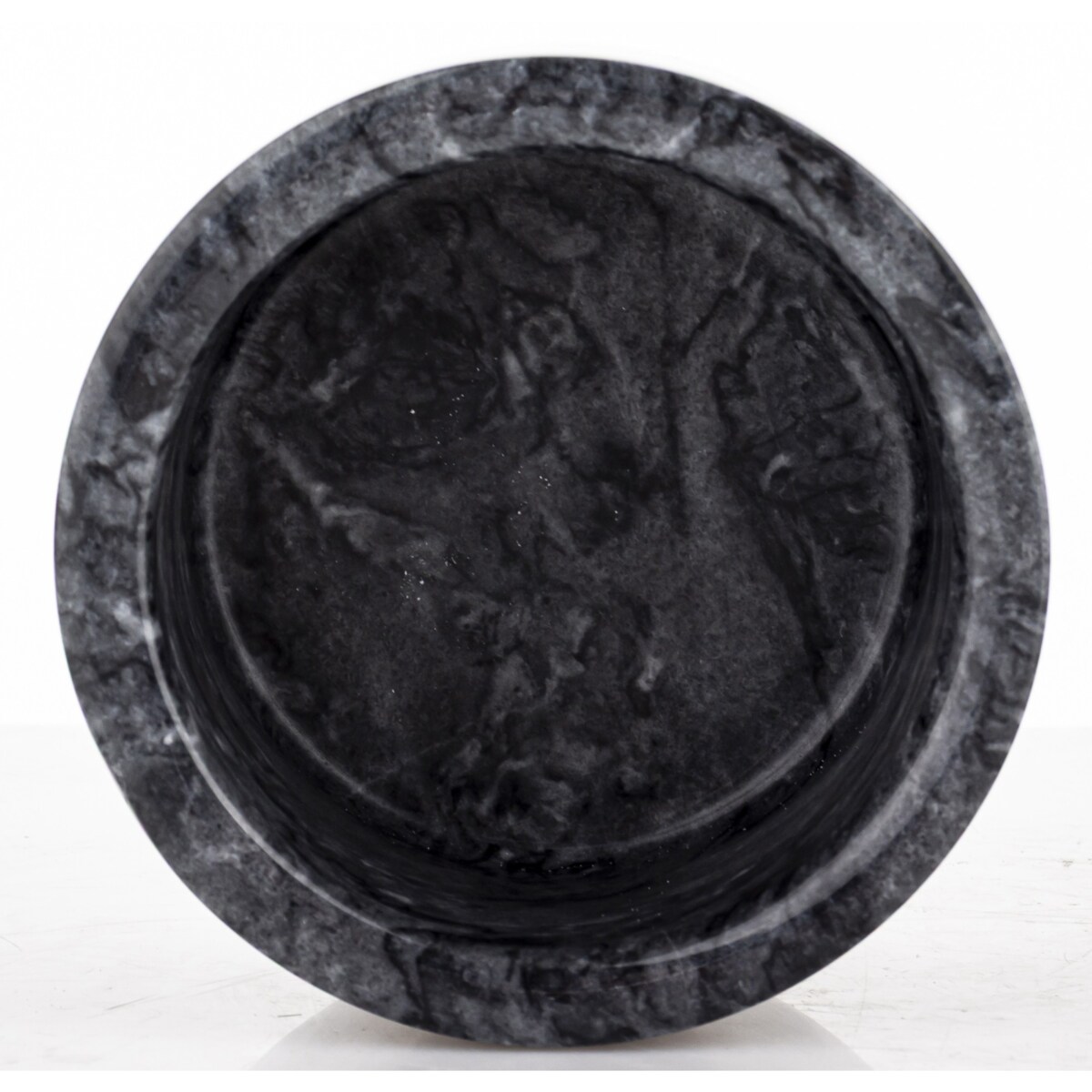 Okrągły pojemnik dekoracyjny 8,5x10x10 cm RAFI czarny