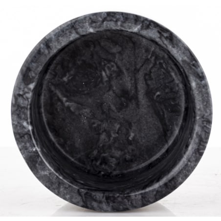 Okrągły pojemnik dekoracyjny 8,5x10x10 cm RAFI czarny