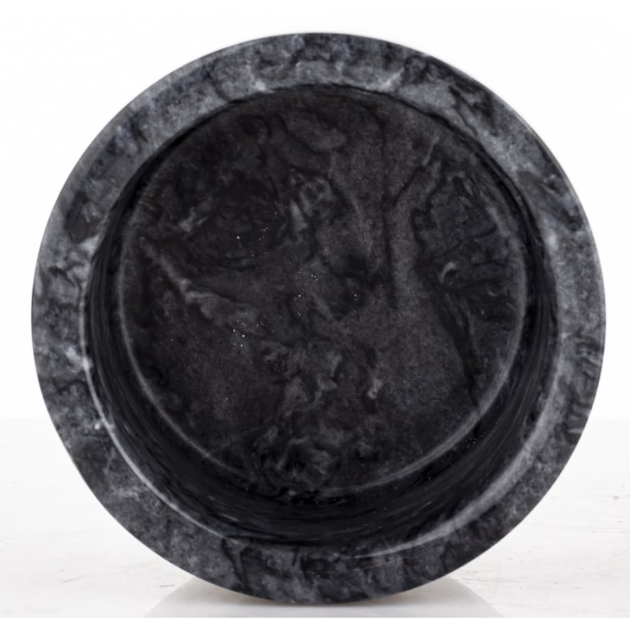 Okrągły pojemnik dekoracyjny 8,5x10x10 cm RAFI czarny