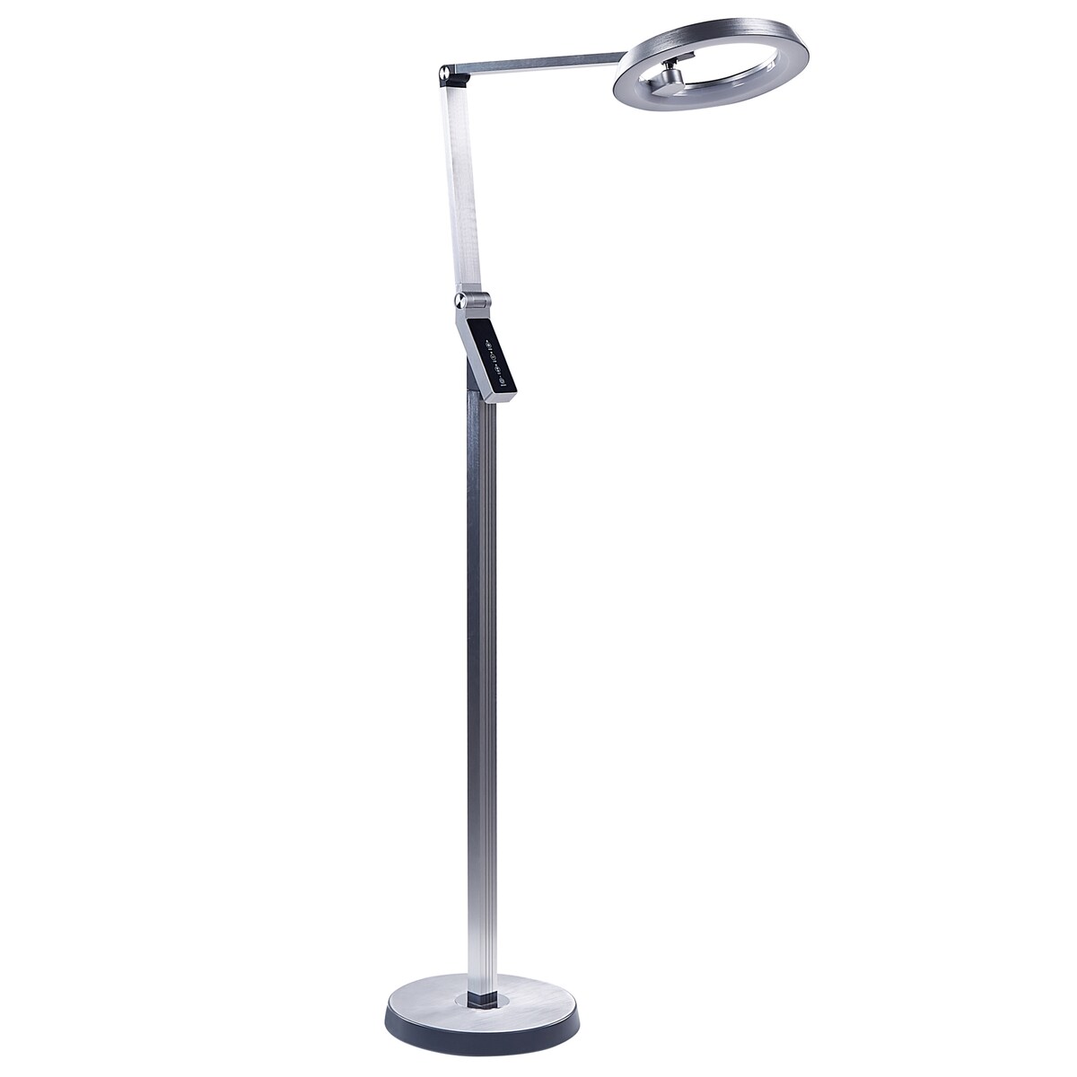 Lampa podłogowa LED CARINA Ze ściemniaczem Metal Srebrny