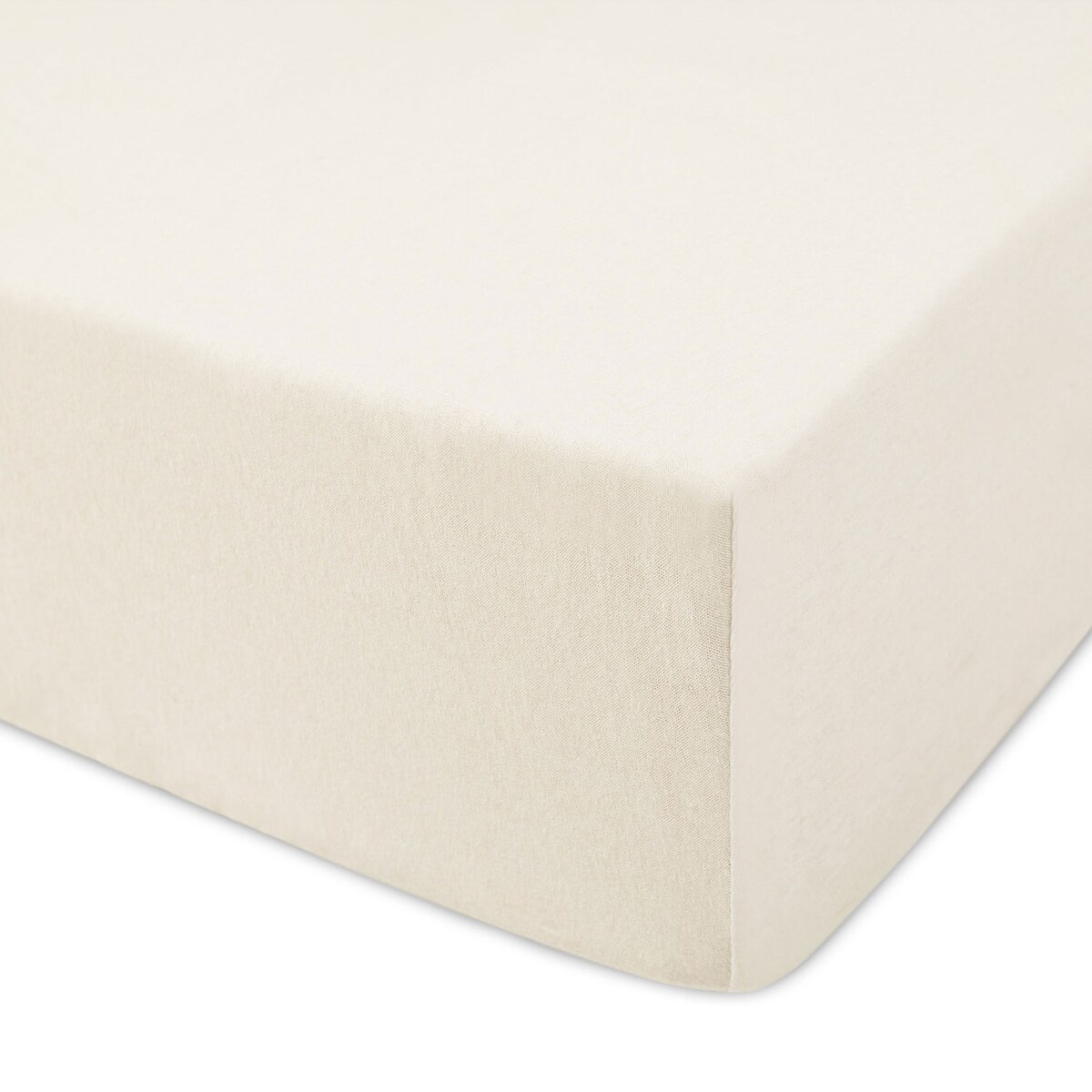 Prześcieradło z bawełny jersey z gumką 60x120 kolor Ecru