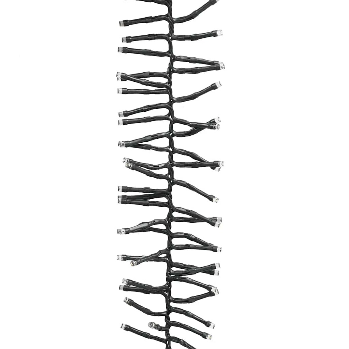 vidaXL Sznur lampek LED, 2000 diod w kolorze ciepłej bieli, 17 m, PVC