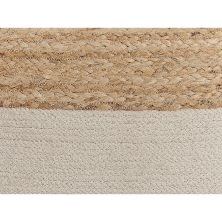 Puf 44 x 44 x 44 cm beżowy KIRAMA