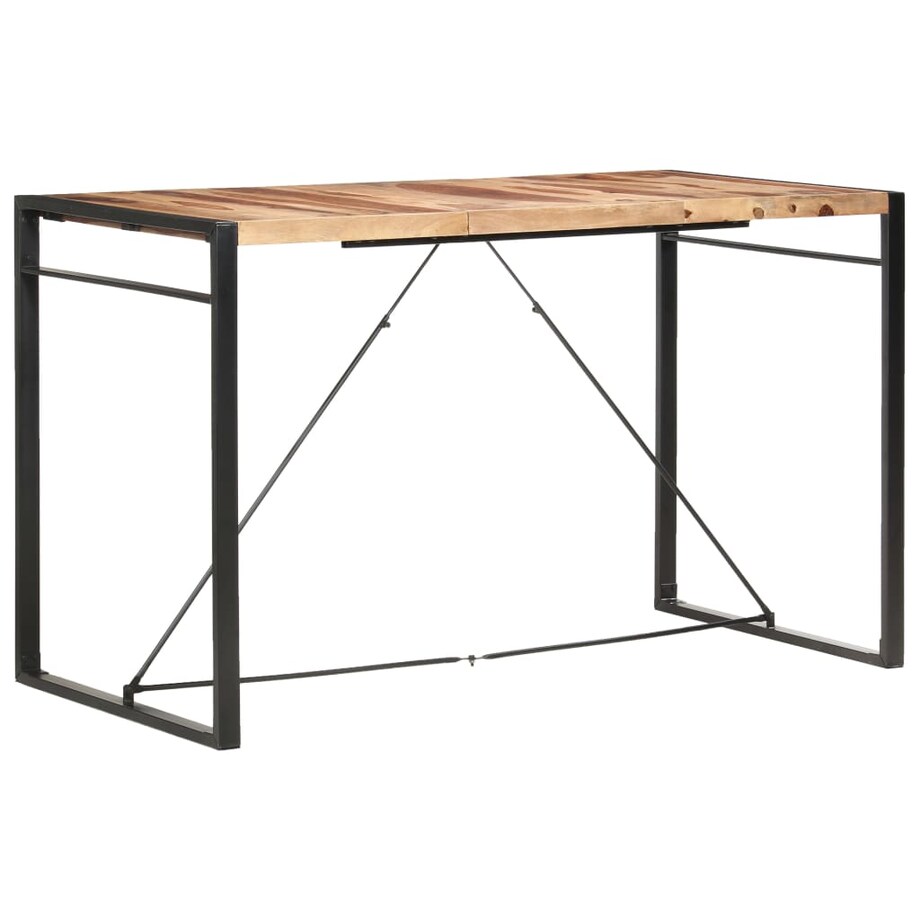 vidaXL Stolik barowy, 180x90x110 cm, lite drewno akacjowe