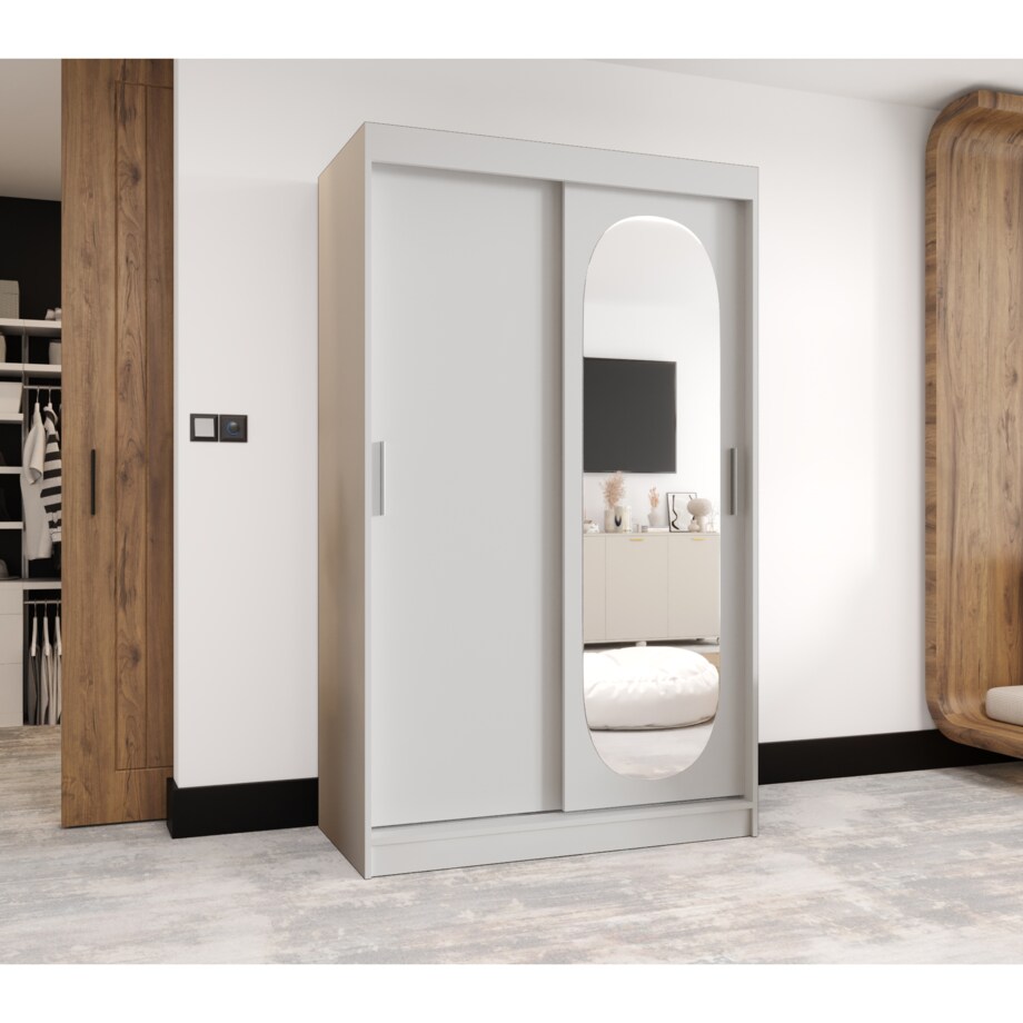 Szafa przesuwna ROYAL 120 biały