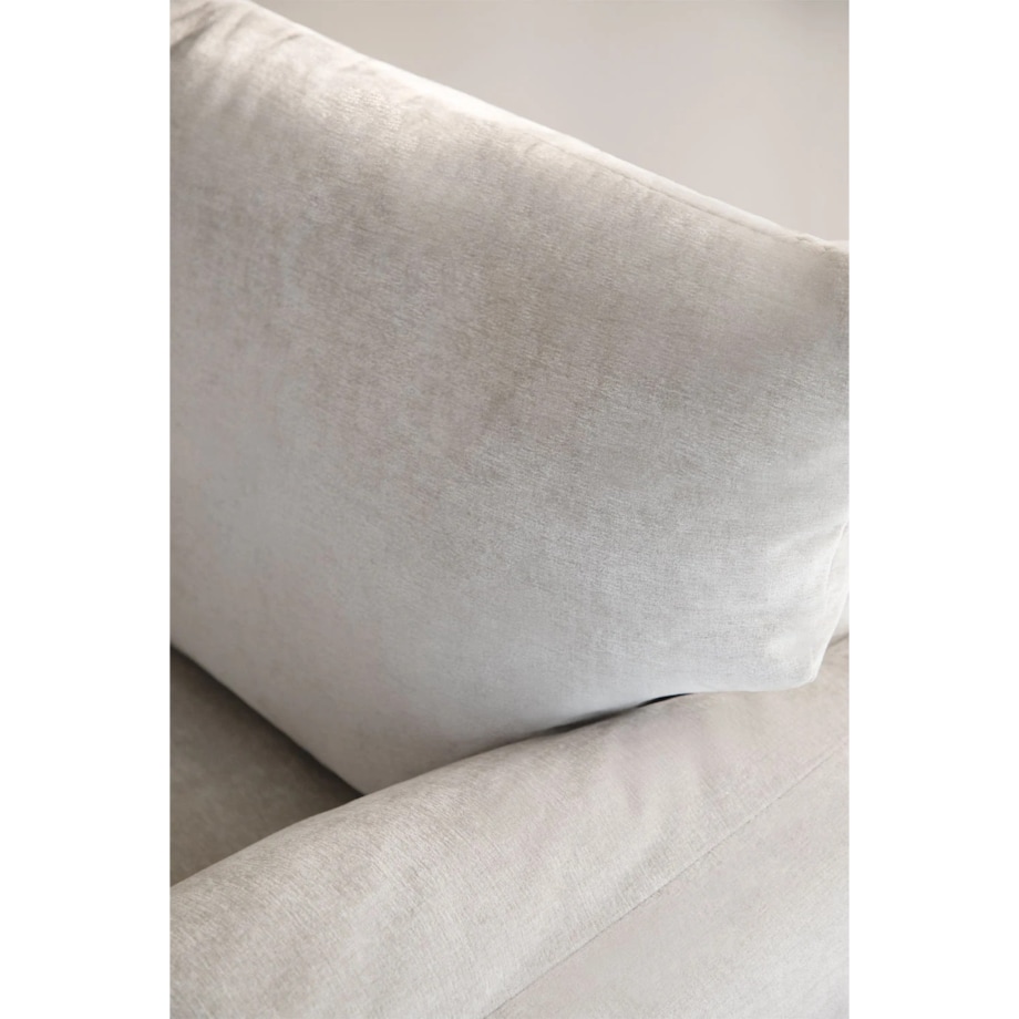 Fotel wypoczynkowy jasnoszary Serra