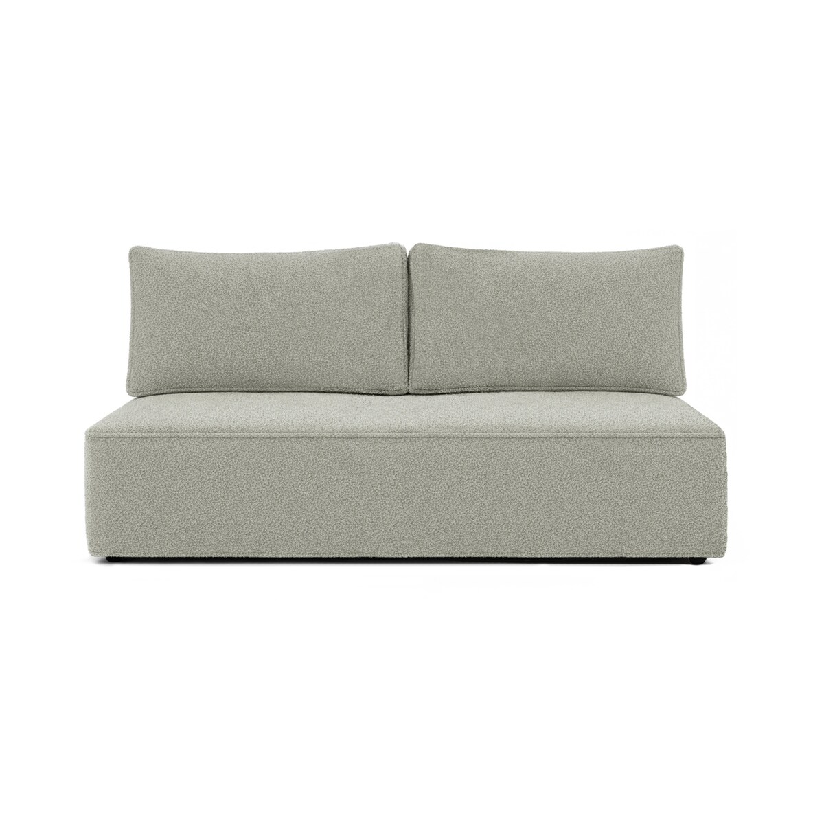 Sofa Rozkładana Kanapa z Funkcją Spania Dwuosobowa Do Salon Szara MAVIA