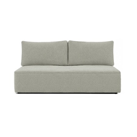 Sofa Rozkładana Kanapa z Funkcją Spania Dwuosobowa Do Salon Szara MAVIA
