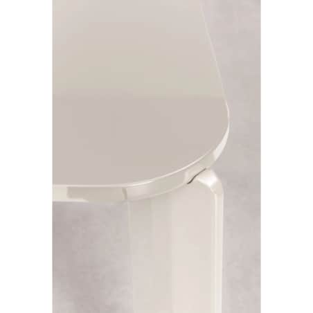 Prostokątny stół jadalniany 200x100 cm z MDF Genewa glossy kremowy