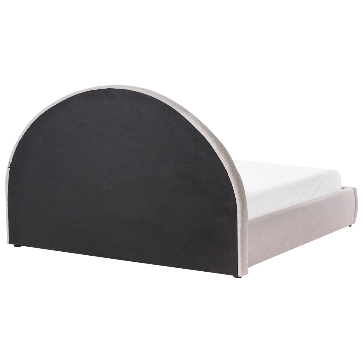 Łóżko z pojemnikiem MOUZON 180 x 200 cm Beżowoszary