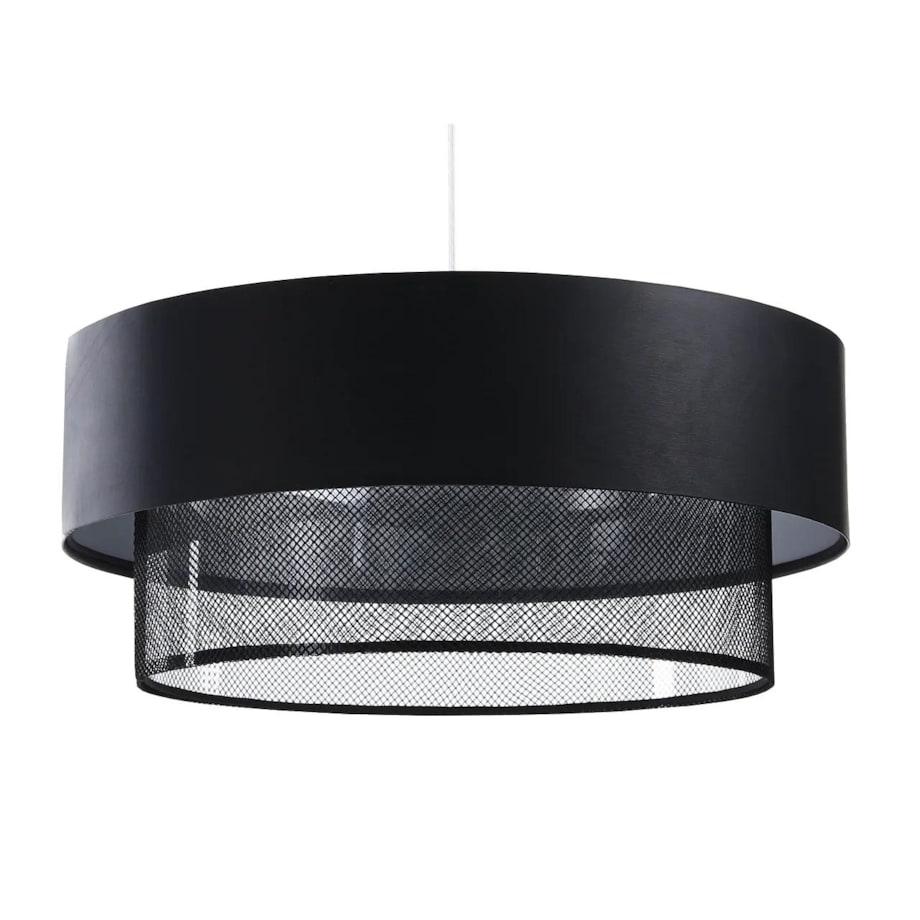 Lampa wisząca DOUBLE NET 60 czarna
