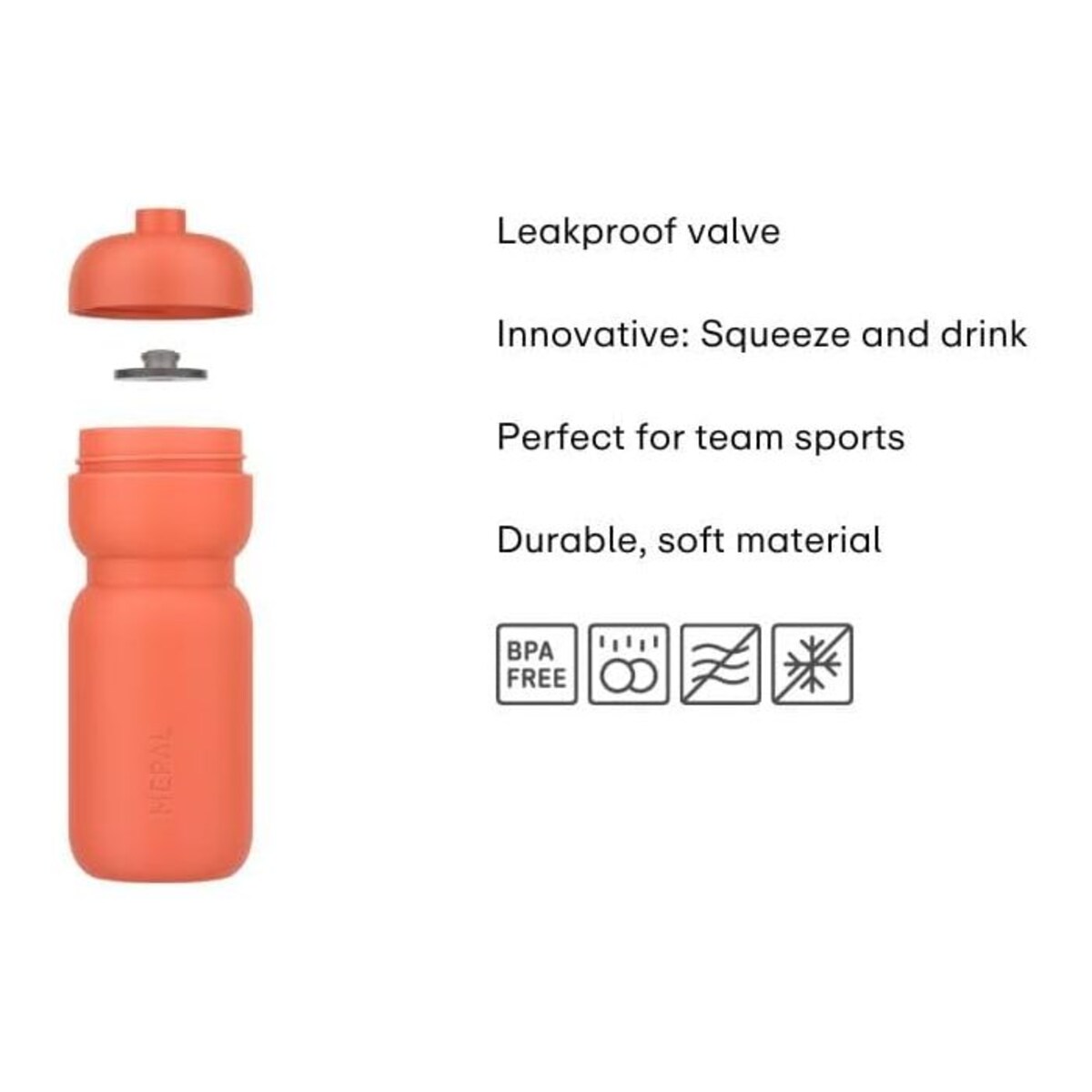 Bidon sportowy Squeeze Active 600 ml Ceramic White 103001032100