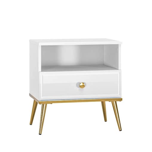 Szafka nocna GALENA biały połysk