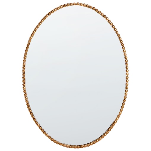 Lustro ścienne OUVEA 57 cm 79 cm Metal Złoty
