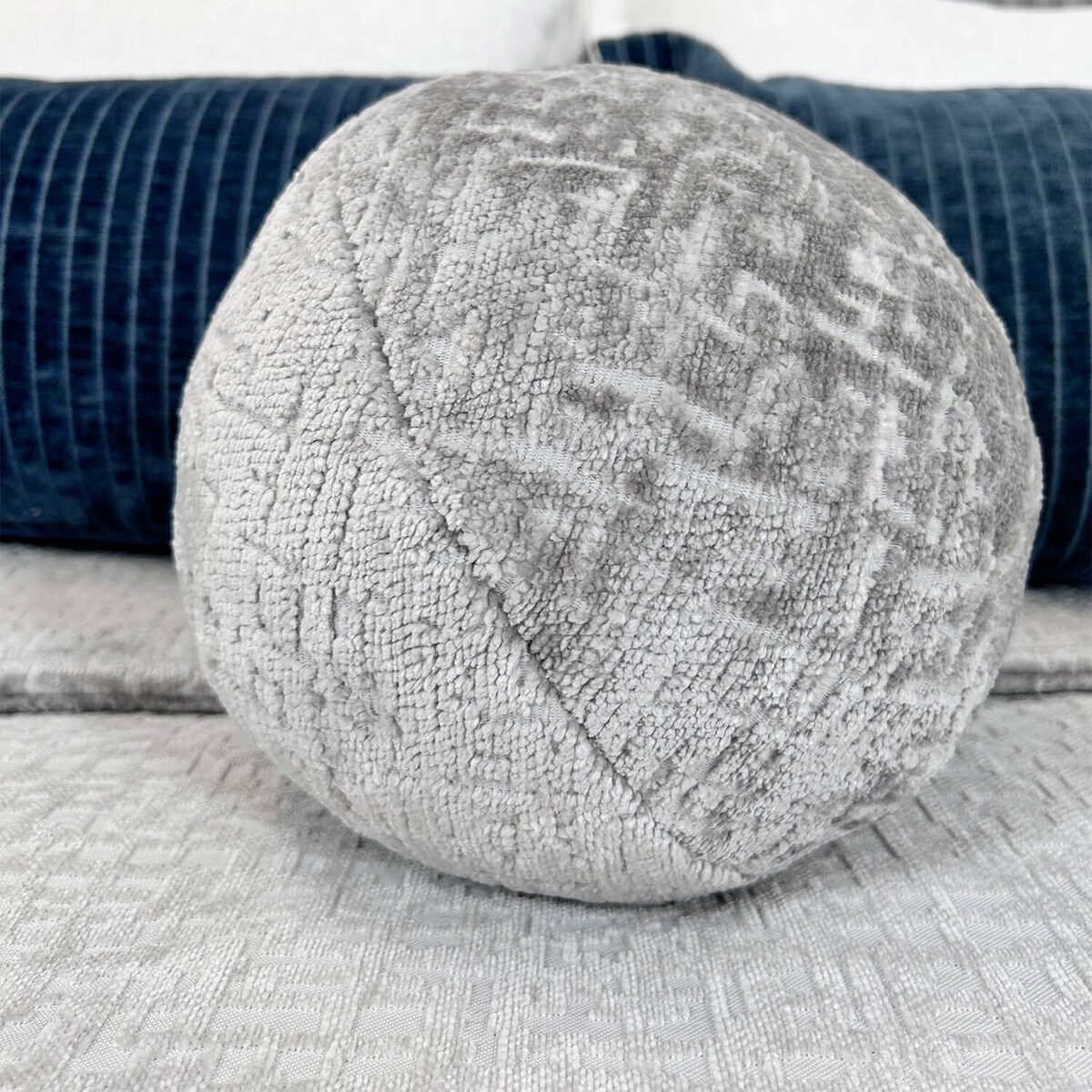 Poduszka HAPPY PILL 13 cm Stalowa