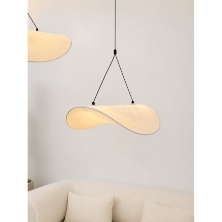 Lampa wisząca Hikari L biała Monnarita