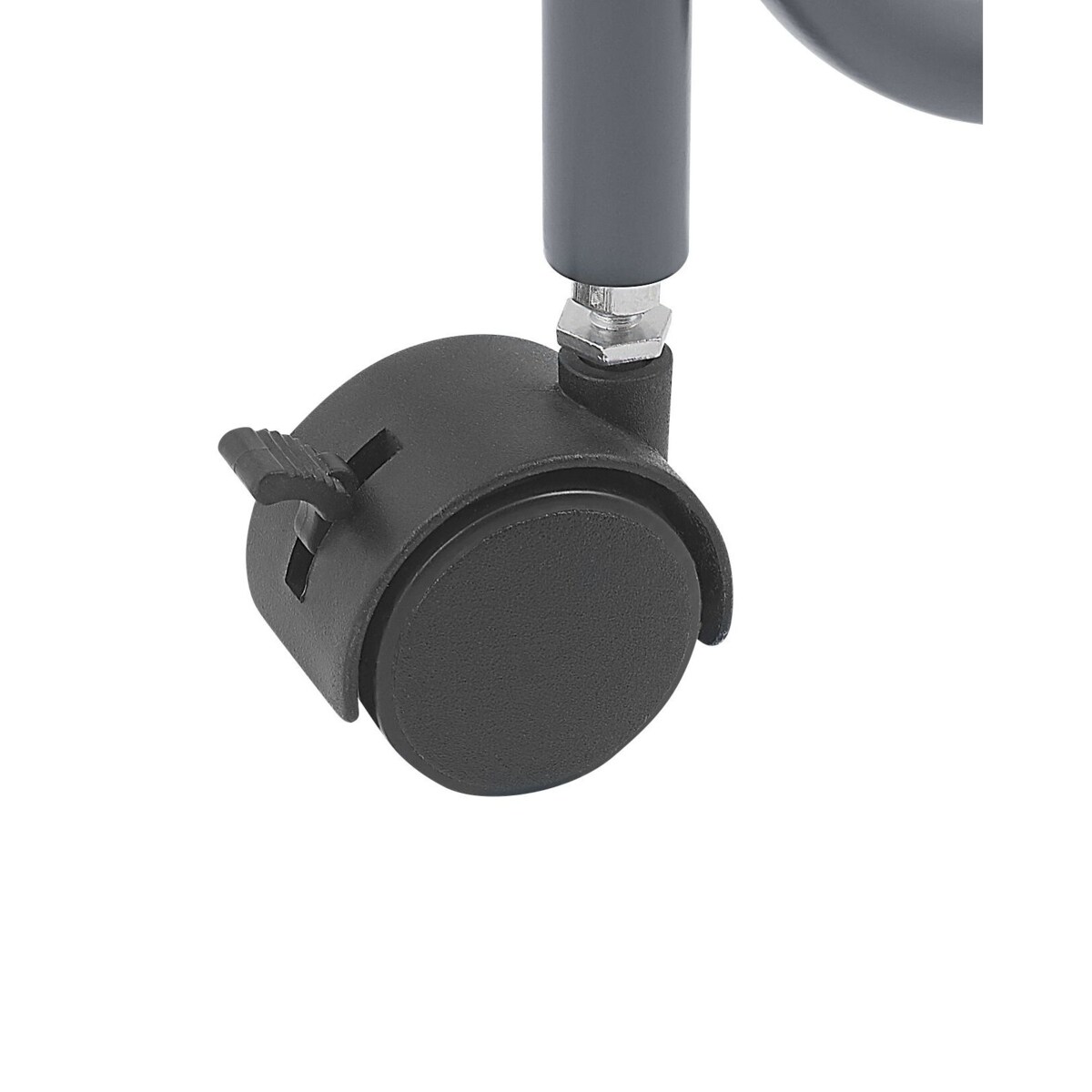 Stojak z 3 koszami na kółkach metalowy szary AYAPAL