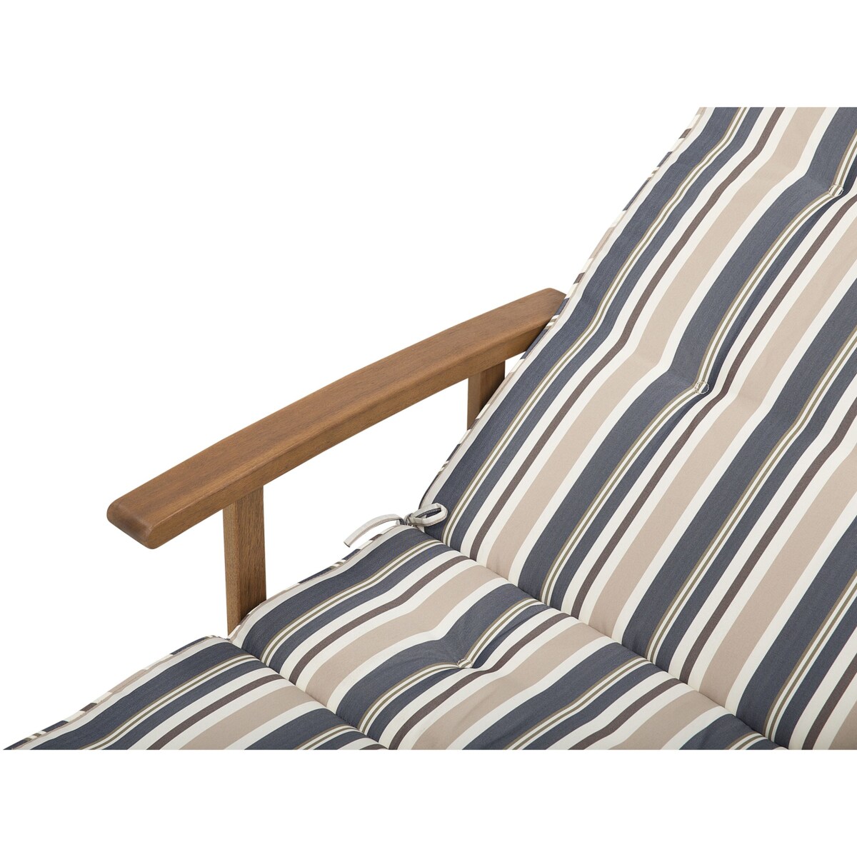 Poduszka na leżak ogrodowy TOSCANA 188 x 59 cm Niebieski