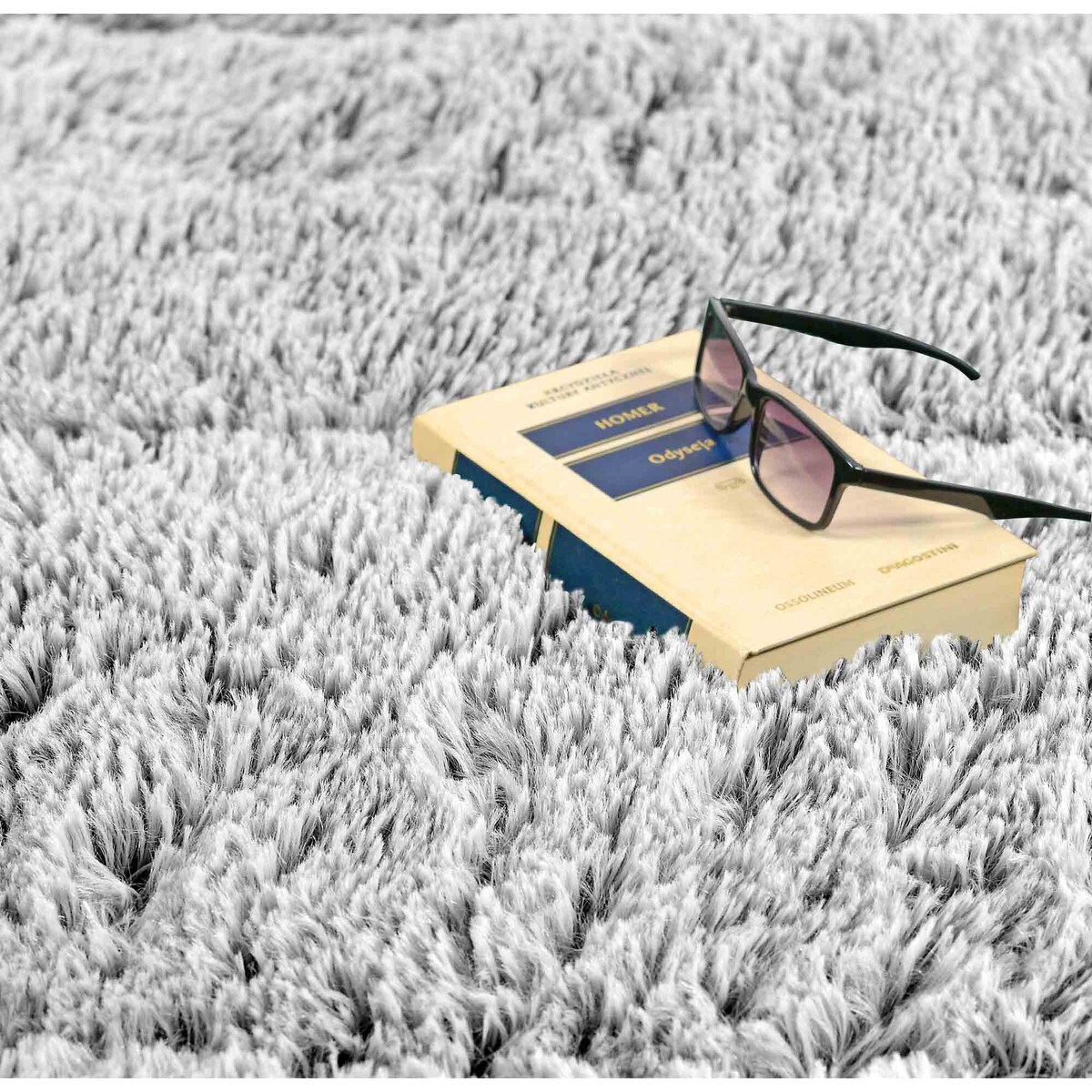 Dywan Shaggy Futrzany Pluszowy Antypoślizgowy Do Salonu Pokoju 120X160 Cm