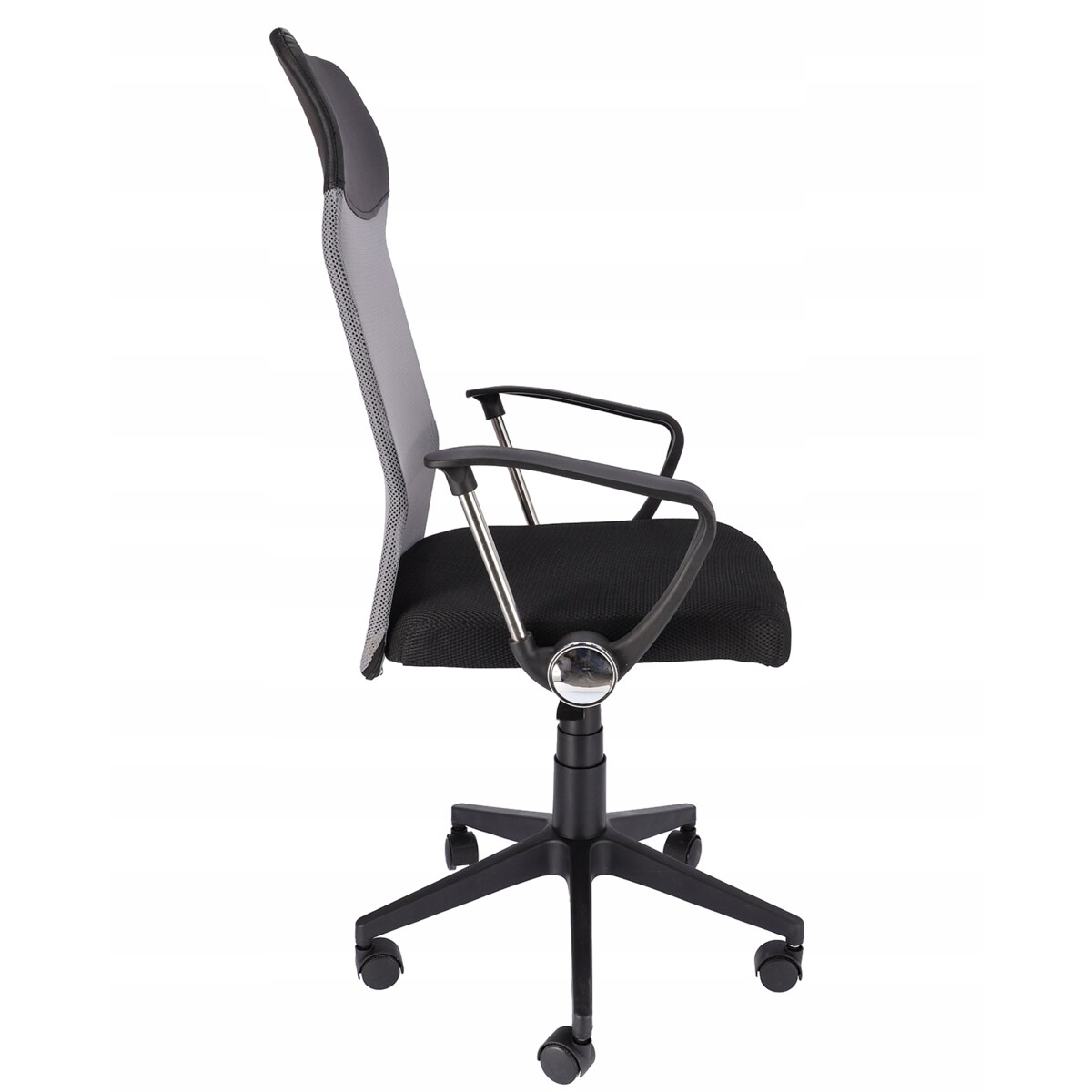 Fotel Krzesło Do Biurka Biura Zoom Ekoskóra Szara