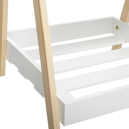 Lustro stojące do pokoju dziecięcego z półką, 102 x 46,5 cm