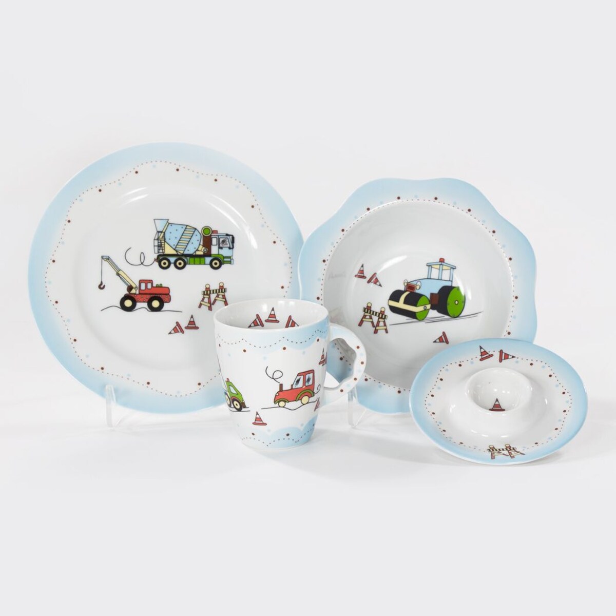 Zestaw dziecięcy dla 1 osoby 4 el. Samochody G475